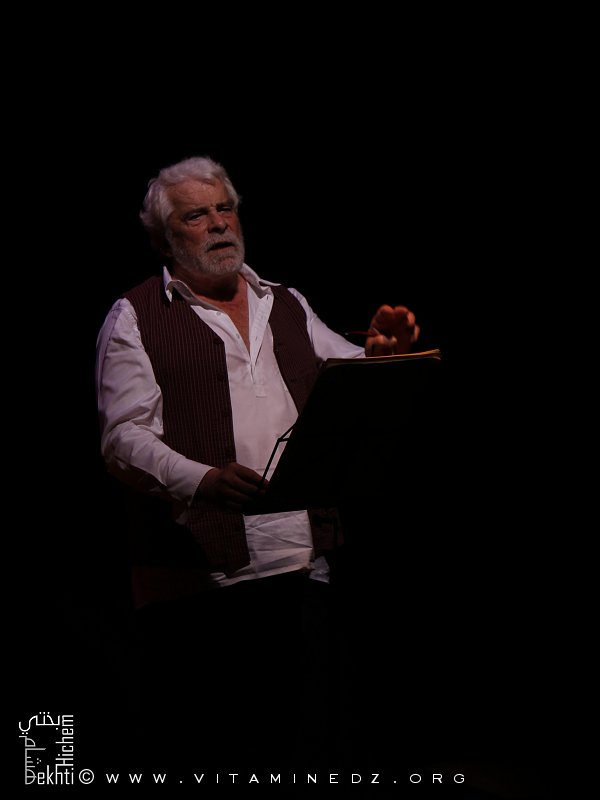 Excellente prestation de Jacques Weber à l'Institut Français de Tlemcen