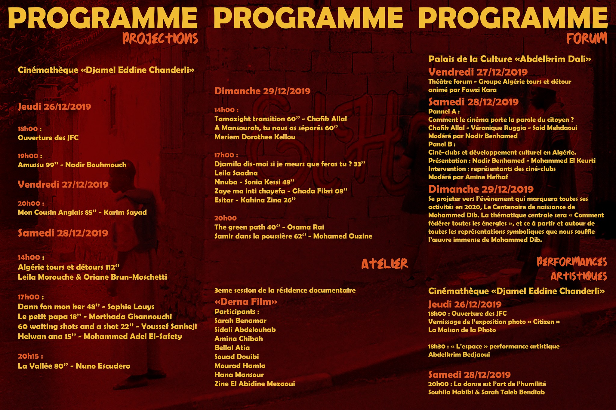 Le programme des journées du Film citoyen est là !