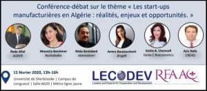 L’affiche de l’événement – LECODEV/RFAAQ