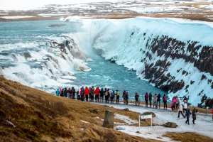 La chute Gullfoss en Islande