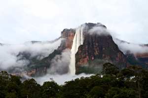 Les chutes du Saut de l’Ange au Venezuela