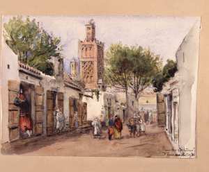 Rue des Orfévres. Tlemcen mars 1886