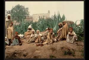 Groupe d'Arabes. Alger (Algérie)