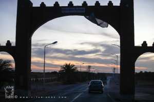 Porte d'entrée de Zaouiet Debagh dernière localité du Tinerkouk