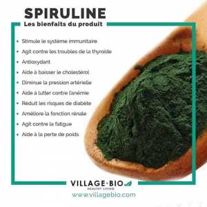 Les bienfaits de la spiruline