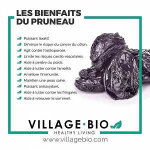 Les bienfaits des pruneaux