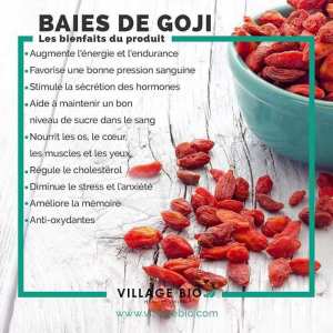 Les bienfaits des baies de Goji