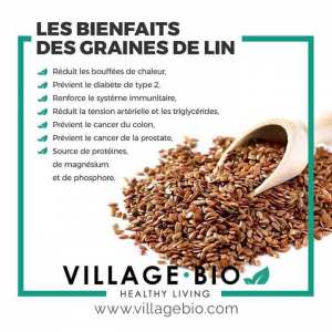 Les bienfaits des graines de Lin