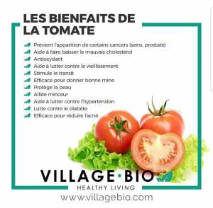 Les bienfaits de la Tomate