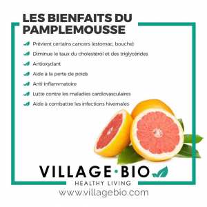 Les bienfaits du pamplemousse
