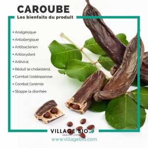 Les bienfaits du Caroube
