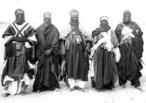 Tuareg men dressed for travel Algeria by Mennonite Church USA Archives