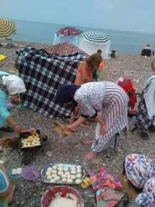 Du sfenj, Ghroubia ... En bord de plage