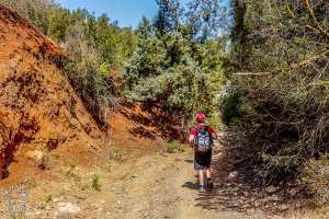 Agréable Piste menant vers la plage sauvage d'El Bkhata