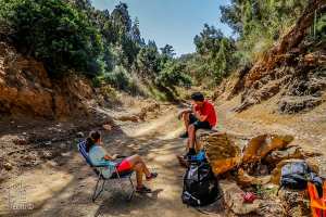 Piste menant vers la plage sauvage d'El Bkhata (le retour est astreignant)