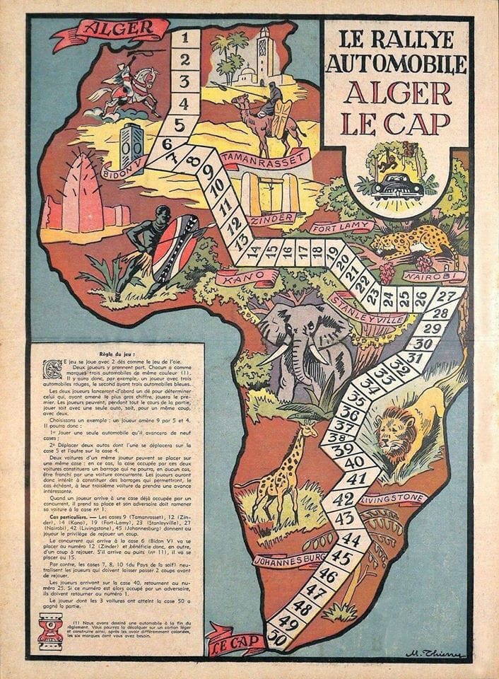 Le Jeu : Rallye Alger le Cap