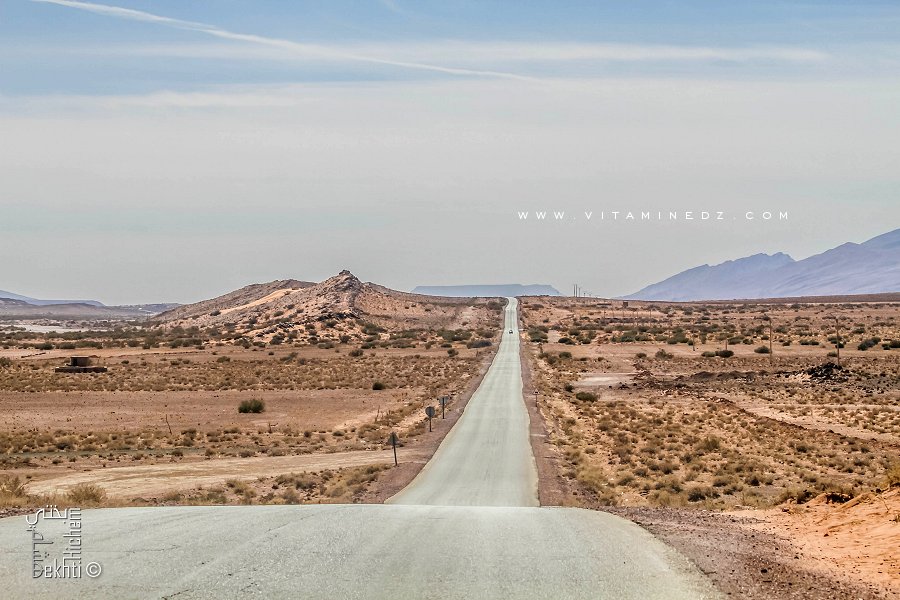 La belle route de Chellala Dahrania vers Boussemghoun
