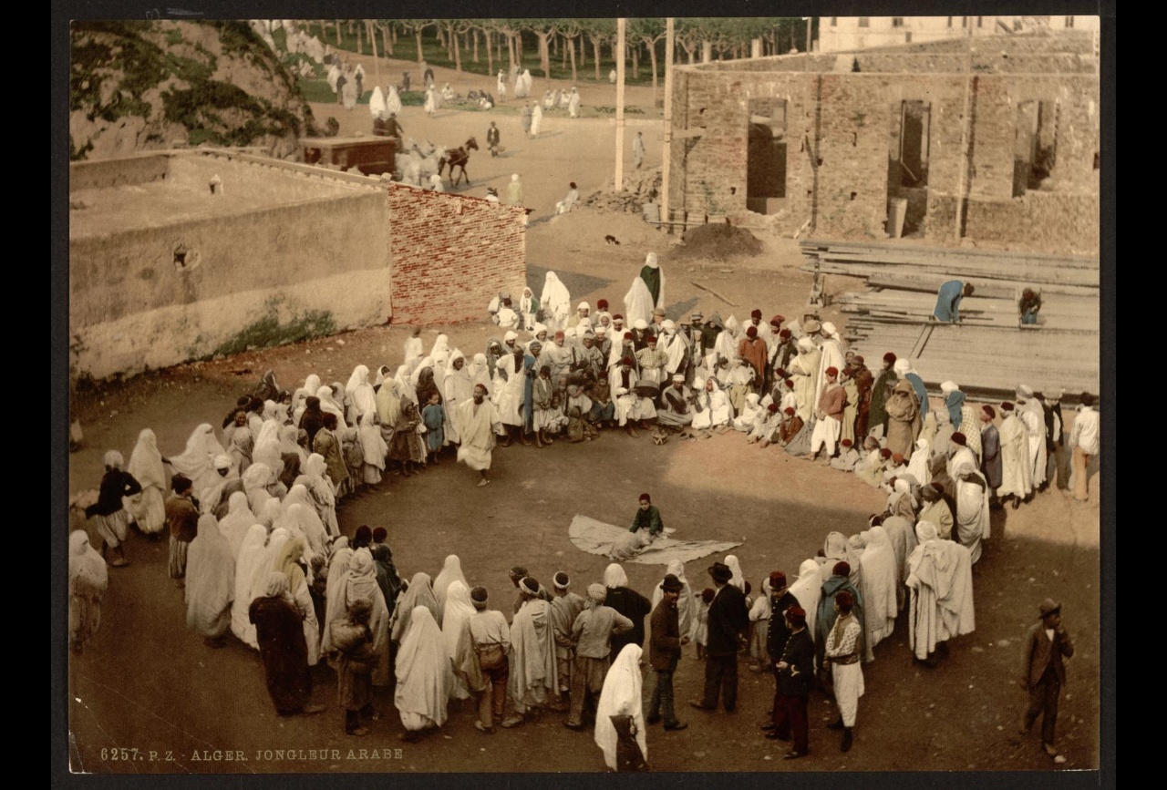 Jongleur arabe. Alger (Algérie)