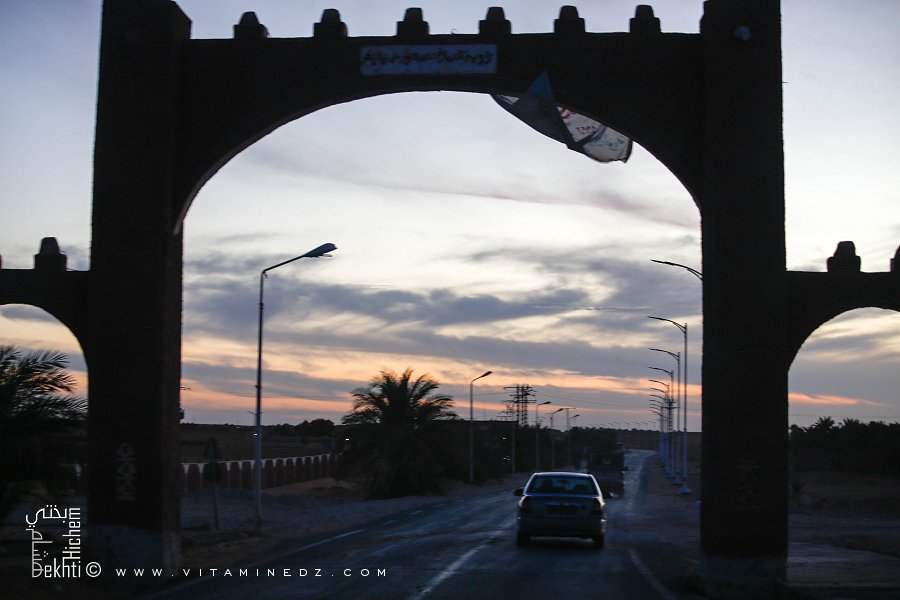 Porte d'entrée de Zaouiet Debagh dernière localité du Tinerkouk