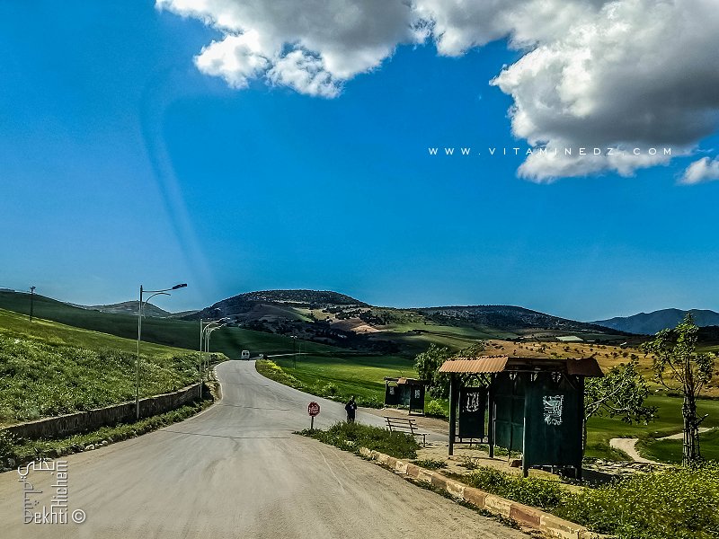 Abri bus à Fellaoucene, route menant vers Ain El Kebira et Nedroma