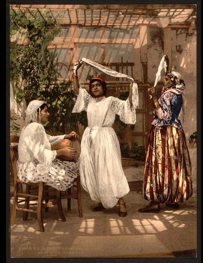 Danseuses arabes. Alger (Algérie)