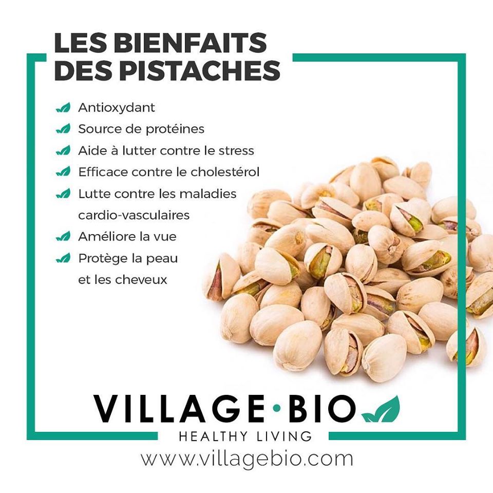 Les bienfaits des pistaches