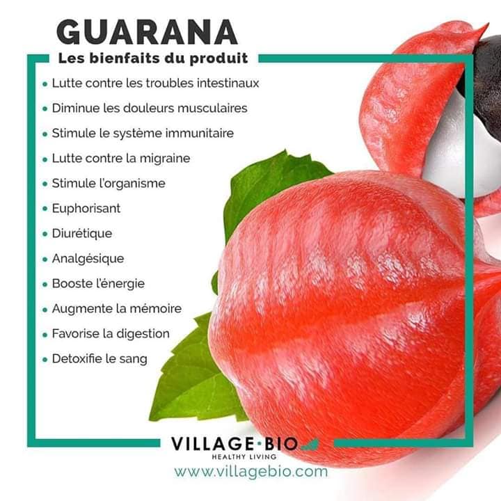 Les bienfaits de la Guarana