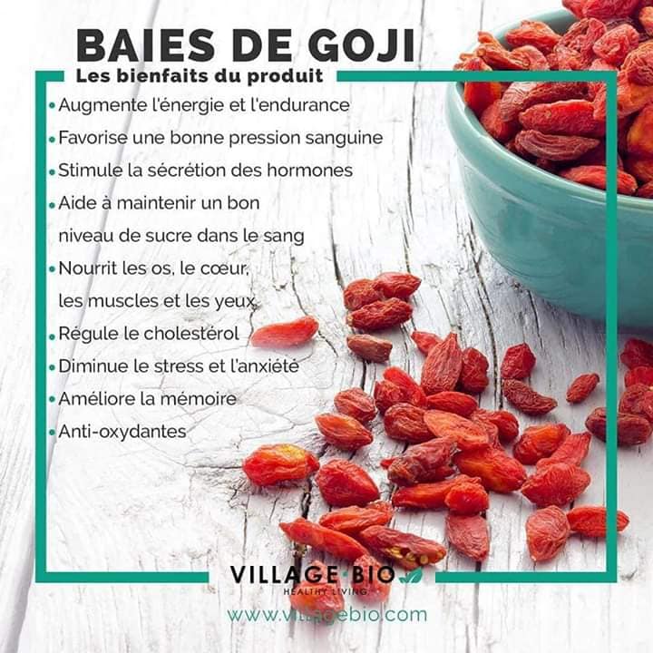 Les bienfaits des baies de Goji