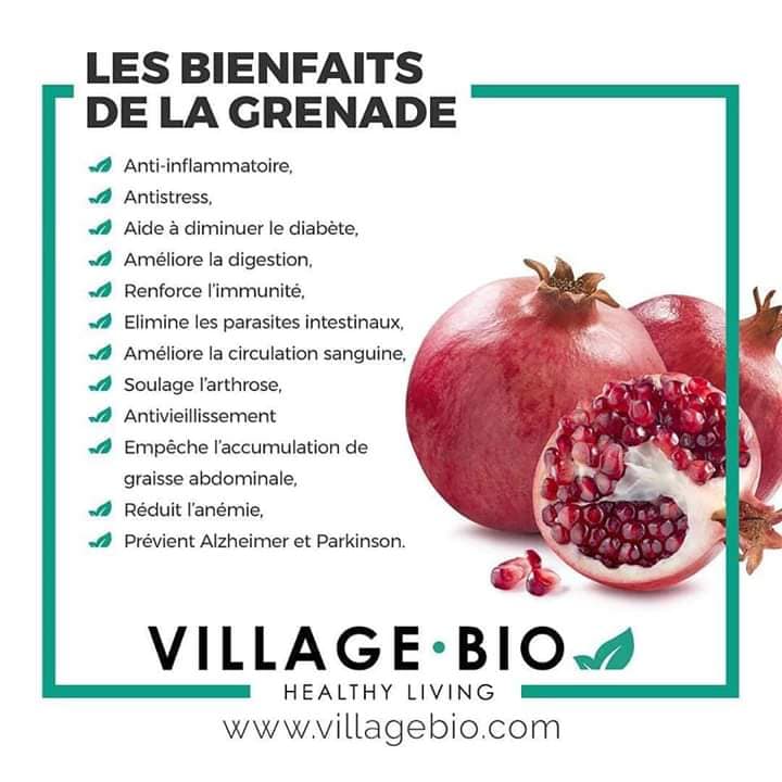 Les bienfaits de la Grenade