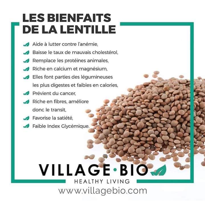 Les bienfaits de la lentille