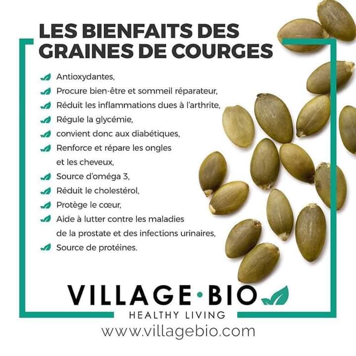 Les bienfaits des graines de Courge
