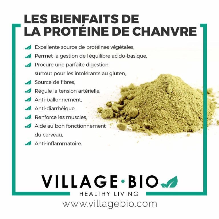 Les bienfaits de la proteine de Chanvre
