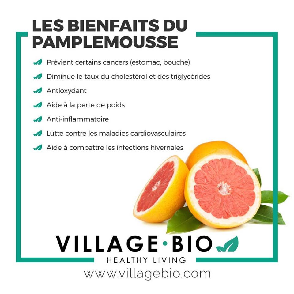 Les bienfaits du pamplemousse