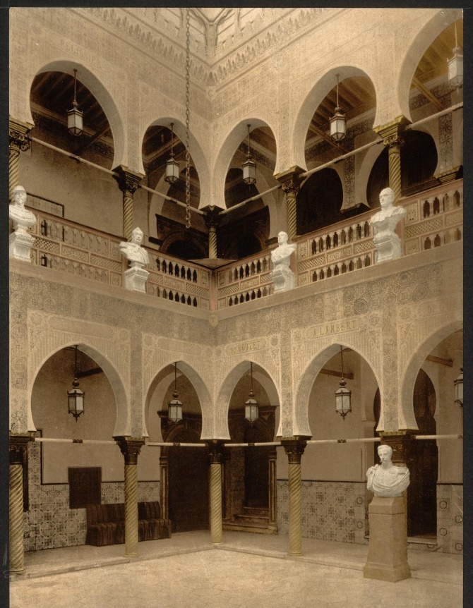 Dar Hassan Pacha : Intérieur du palais du gouverneur. Alger (Algérie)