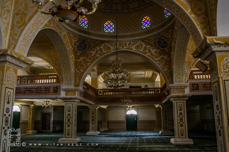Intérieur de la mosquée de la Zaouia d'El Hamel