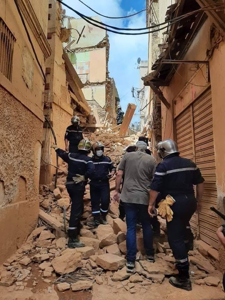 Alger Effondrement d'une vieille bâtisse à La Casbah, aucune perte n'est déplorée
