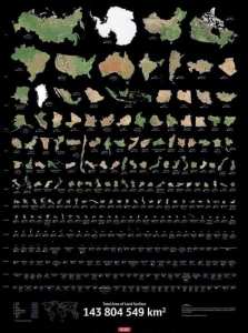 L'Algérie est classée 11è de par superficie dans le monde ... Et pourtant !