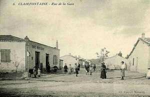 صورة قديمة لشارع محطة العوينات بولاية تبسة