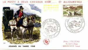 Journée du timbre 1958