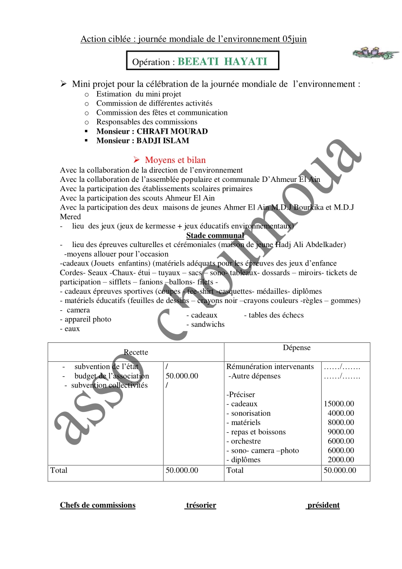 journée de l'environnement