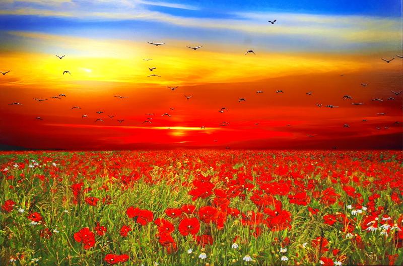 Les Coquelicots VéroniKaH ... Artiste peintre