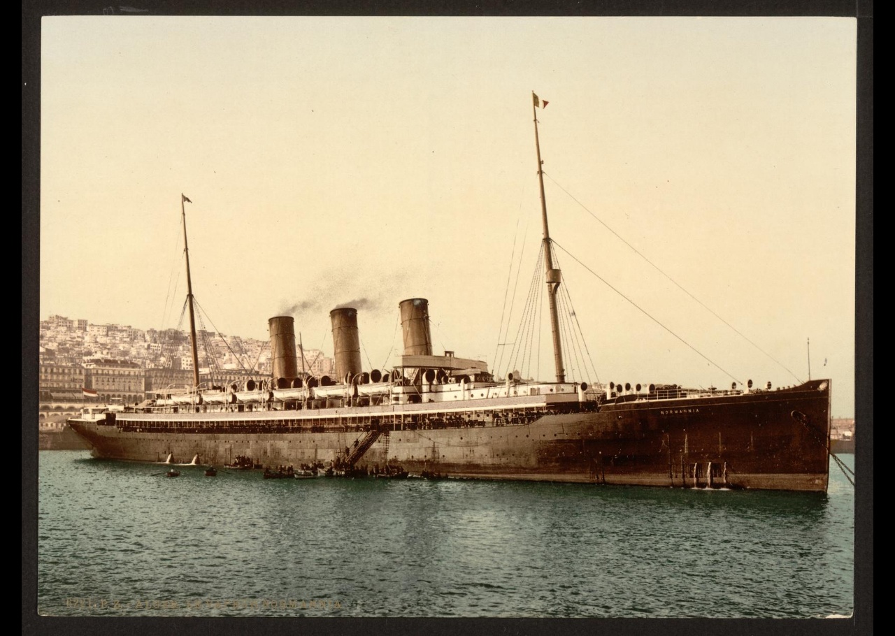 Navire à vapeur « Normannia ». Alger (Algérie)