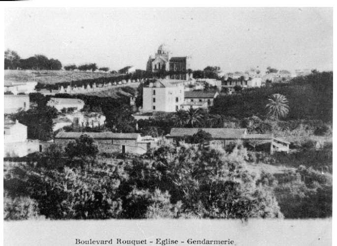 Boulevard Rouquet- Eglise- Gendarmerie