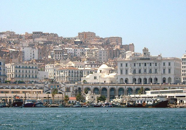 Djamâa Jedid vu du port- Alger