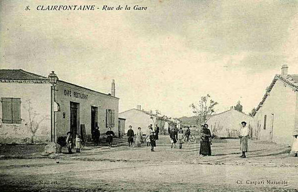 صورة قديمة لشارع محطة العوينات بولاية تبسة