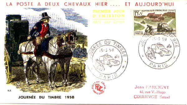 Journée du timbre 1958