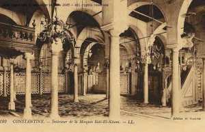 Constantine- L'intérieur de la mosquée Sidi El Kitani