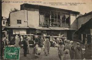 Constantine-Un coin du marché arabe