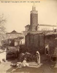 Algérie- Ancienne photo d'une mosquée algérienne