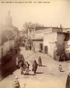 Algérie- Ancienne photo - ruelle
